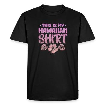 Hawaii Vacation Aloha Summer Hawaiian Gift - Men's Premium Organic T-Shirt - black - Front - Nico (187cm)