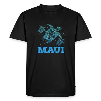 Hawaii Maui Vacation Aloha Summer Hawaiian Gift - Men's Premium Organic T-Shirt - black - Front - Nico (187cm)