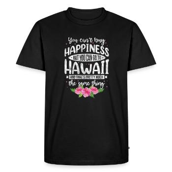 Hawaii Vacation Aloha Summer Hawaiian Gift - Men's Premium Organic T-Shirt - black - Front - Nico (187cm)