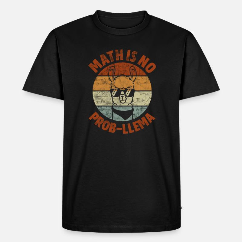 Mathematik - Männer Premium Bio T-Shirt - Schwarz