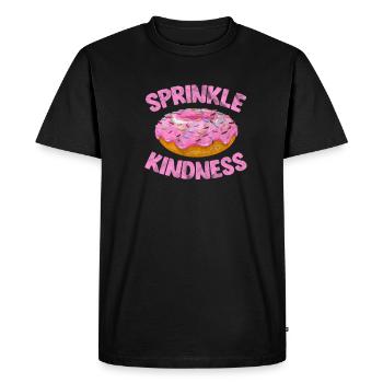 Beignet - T-shirt Premium bio Homme - noir - Devant - Nico (187cm)