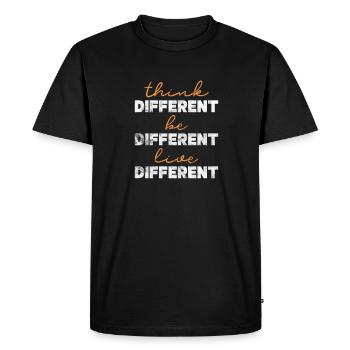 Motivation Motiver Carrière Dire Cadeau - T-shirt Premium bio Homme - noir - Devant - Nico (187cm)