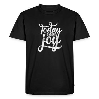 Motivation Motiver Carrière Dire Cadeau - T-shirt Premium bio Homme - noir - Devant - Nico (187cm)