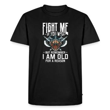 Viking Viking Vikings Odin Walhalla Cadeau - T-shirt Premium bio Homme - noir - Devant - Nico (187cm)
