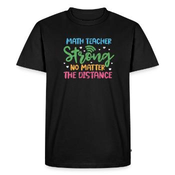 Mathématiques - T-shirt Premium bio Homme - noir - Devant - Nico (187cm)