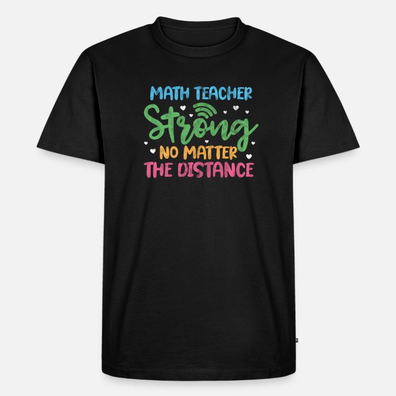 Mathematik - Männer Premium Bio T-Shirt - Schwarz