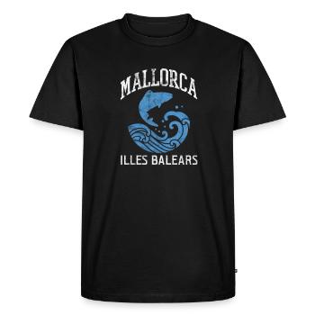 Espagne Espagnol Majorque Cadeau de Vacances Espagnol - T-shirt Premium bio Homme - noir - Devant - Nico (187cm)