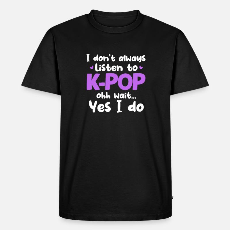 K-Pop - Männer Premium Bio T-Shirt - Schwarz
