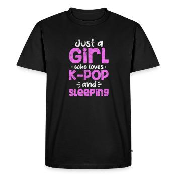 K-Pop Musique Coréenne Pop Corée Kpop Cadeau - T-shirt Premium bio Homme - noir - Devant - Nico (187cm)