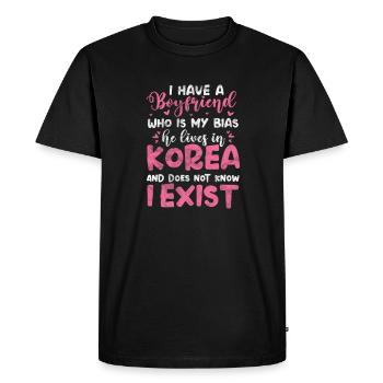K-Pop Musique Coréenne Pop Corée Kpop Cadeau - T-shirt Premium bio Homme - noir - Devant - Nico (187cm)