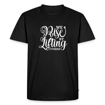 Motivation - T-shirt Premium bio Homme - noir - Devant - Nico (187cm)