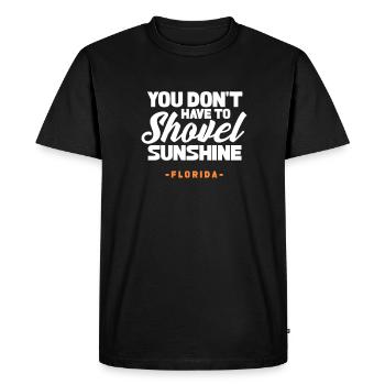 Floride - T-shirt Premium bio Homme - noir - Devant - Nico (187cm)