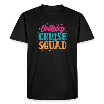 Cadeau de croisière d’anniversaire de navire de croisière - T-shirt Premium bio Homme - noir - Devant - Nico (187cm)