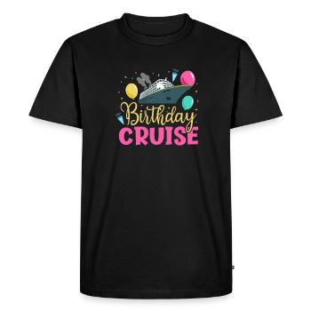 Cruise Birthday - Men's Premium Organic T-Shirt - black - Front - Nico (187cm)