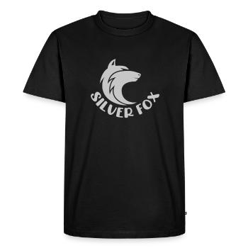 Fox Foxes Fox Forest Animal Forest Animal Gift - Men's Premium Organic T-Shirt - black - Front - Nico (187cm)