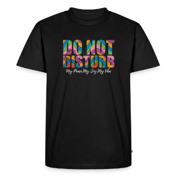 Hippie - T-shirt Premium bio Homme - noir - Devant - Nico (187cm)