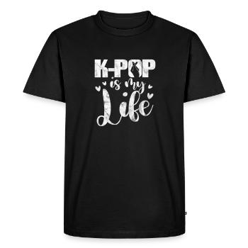 K-Pop Musique Coréenne Pop Corée Kpop Cadeau - T-shirt Premium bio Homme - noir - Devant - Nico (187cm)