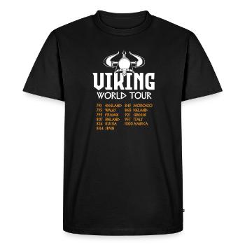 Viking Viking Vikings Odin Walhalla Gift - Men's Premium Organic T-Shirt - black - Front - Nico (187cm)
