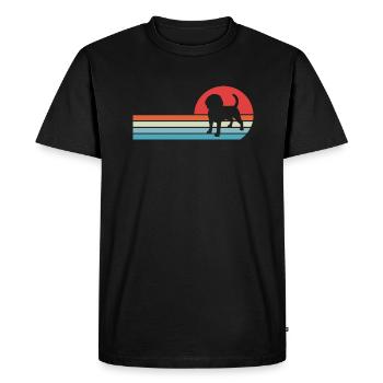Beagle Chien Chien Dog Lover Pet Cadeau - T-shirt Premium bio Homme - noir - Devant - Nico (187cm)