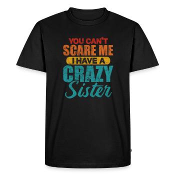 Brother - Men's Premium Organic T-Shirt - black - Front - Nico (187cm)