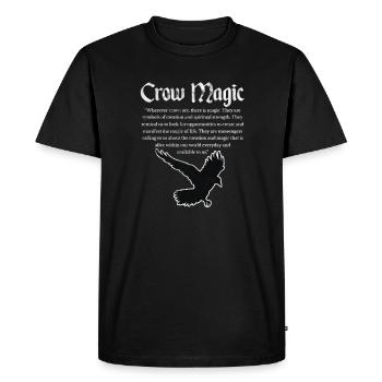 Raven - Men's Premium Organic T-Shirt - black - Front - Nico (187cm)