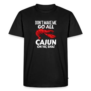 Crayfish - Men's Premium Organic T-Shirt - black - Front - Nico (187cm)