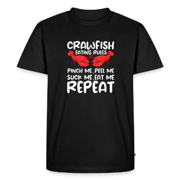 Crayfish - Men's Premium Organic T-Shirt - black - Front - Nico (187cm)