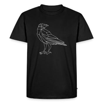 Raven - Men's Premium Organic T-Shirt - black - Front - Nico (187cm)
