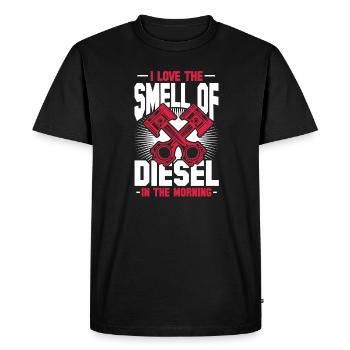 Diesel Auto Tuning Gasoline Vehicle Gift - Men's Premium Organic T-Shirt - black - Front - Nico (187cm)