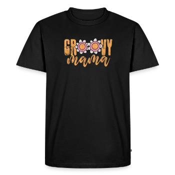 Hippie - T-shirt Premium bio Homme - noir - Devant - Nico (187cm)