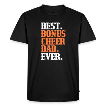 Beau-père Père Beau-père Papa Cadeau de fête des pères - T-shirt Premium bio Homme - noir - Devant - Nico (187cm)