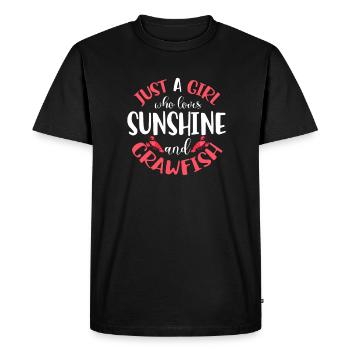 Crayfish - Men's Premium Organic T-Shirt - black - Front - Nico (187cm)