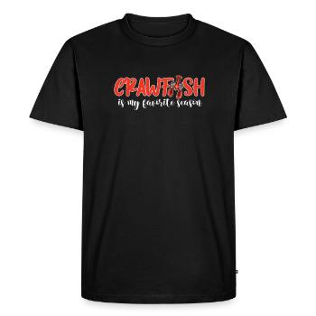Crayfish - Men's Premium Organic T-Shirt - black - Front - Nico (187cm)