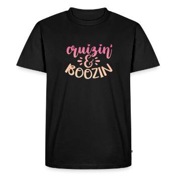 Cruise - Men's Premium Organic T-Shirt - black - Front - Nico (187cm)