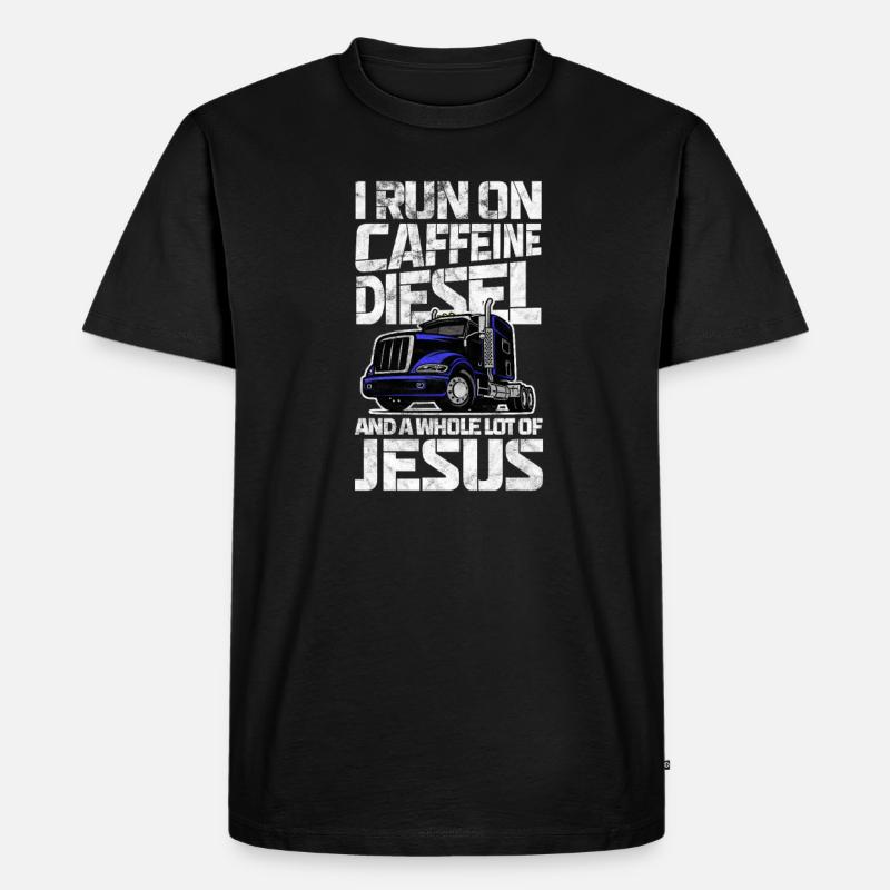 Diesel - Männer Premium Bio T-Shirt - Schwarz
