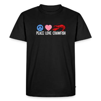 Crayfish - Men's Premium Organic T-Shirt - black - Front - Nico (187cm)