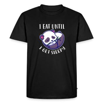 Panda Panda Ours Ours Animal Pandas Cadeau - T-shirt Premium bio Homme - noir - Devant - Nico (187cm)