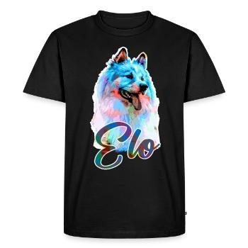 mum, dogs,graffiti,dog,illu,eloschaboro - Men's Premium Organic T-Shirt - black - Front - Nico (187cm)