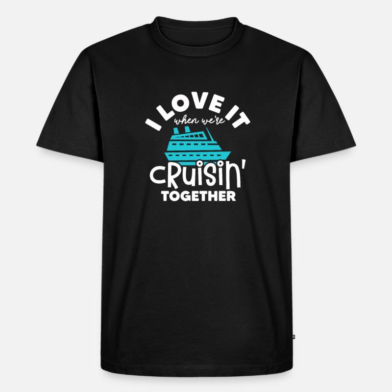 Kreuzfahrt - Männer Premium Bio T-Shirt - Schwarz