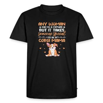 Welsh Corgi Dog Dog Dog Race Cadeau - T-shirt Premium bio Homme - noir - Devant - Nico (187cm)