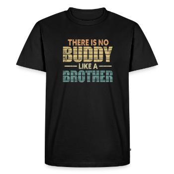 Brother - Men's Premium Organic T-Shirt - black - Front - Nico (187cm)