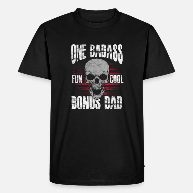 Stiefvater - Männer Premium Bio T-Shirt - Schwarz