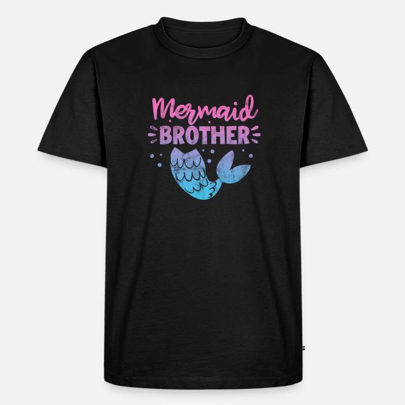 Bruder - Männer Premium Bio T-Shirt - Schwarz