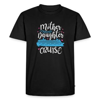 Croisière Mère Fille - T-shirt Premium bio Homme - noir - Devant - Nico (187cm)