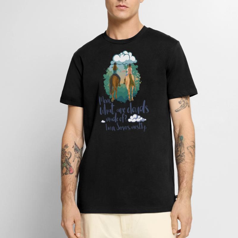 What Are Clouds Made Of - Linux Cloud Computing Männer Premium Bio T-Shirt