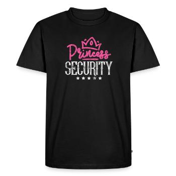 Frère - T-shirt Premium bio Homme - noir - Devant - Nico (187cm)
