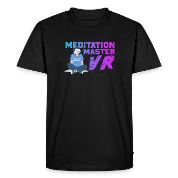 VR Virtual Reality - Men's Premium Organic T-Shirt - black - Front - Nico (187cm)