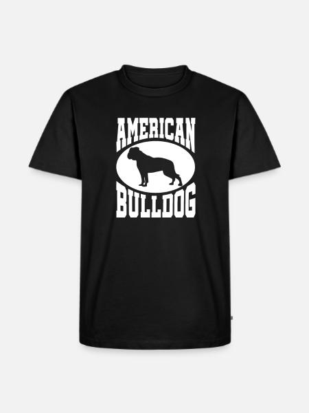 American Bulldog - Men's Premium Organic T-Shirt - black
