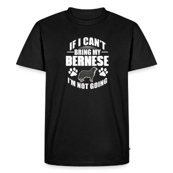 Bouvier bernois - T-shirt Premium bio Homme - noir - Devant - Nico (187cm)