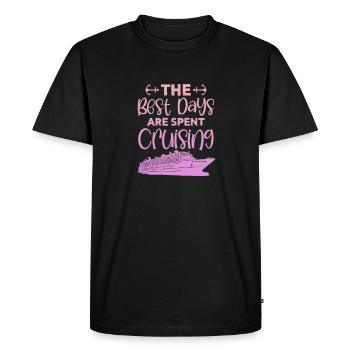 Cruise - Men's Premium Organic T-Shirt - black - Front - Nico (187cm)